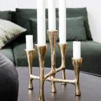 Brass Candle Stand, Tristy, House Doctor