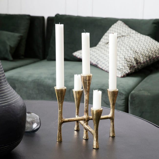 Brass Candle Stand, Tristy, House Doctor