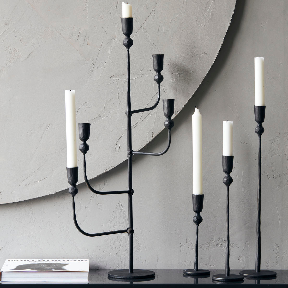 Candle Stand Trivo Black S