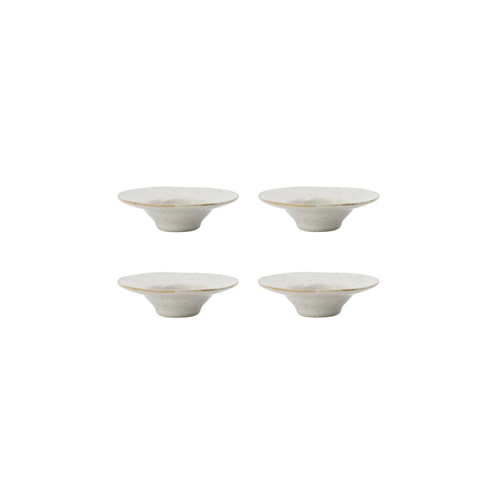Egg Cup Pion Grey/White Set of 4