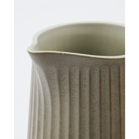 Large Stoneware Jug, Grey Brown, Pleat from House Doctor