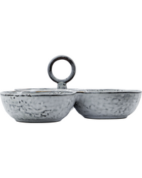 Serving Dishes, Dark Grey Blue, Rustic from House Doctor