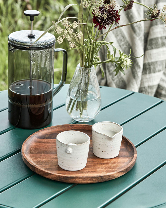 Pion, Milk Jug and Sugar Pot Set in Grey White by House Doctor