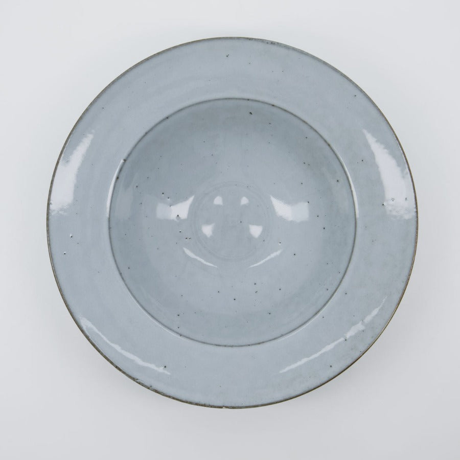 Pasta Plate Rustic Grey/Blue