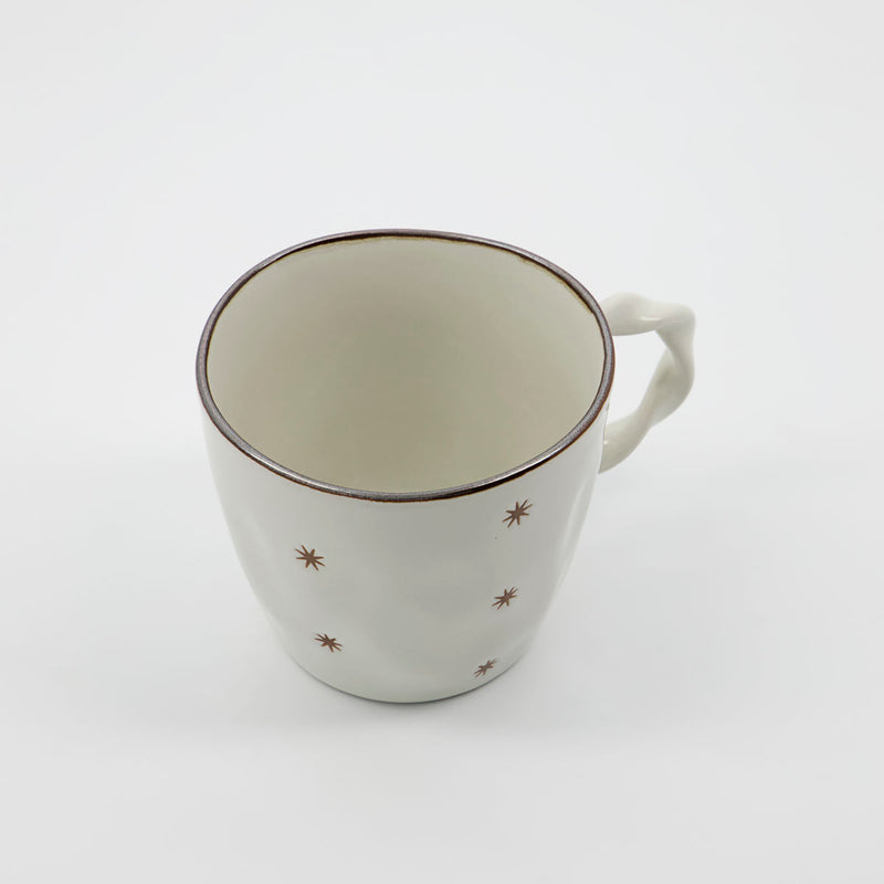 Mug, Starry, White