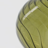 Ornament, Fluted, Green, 8cm