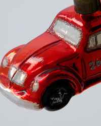 Red Car Ornament, Handmade Tree Bauble from House Doctor