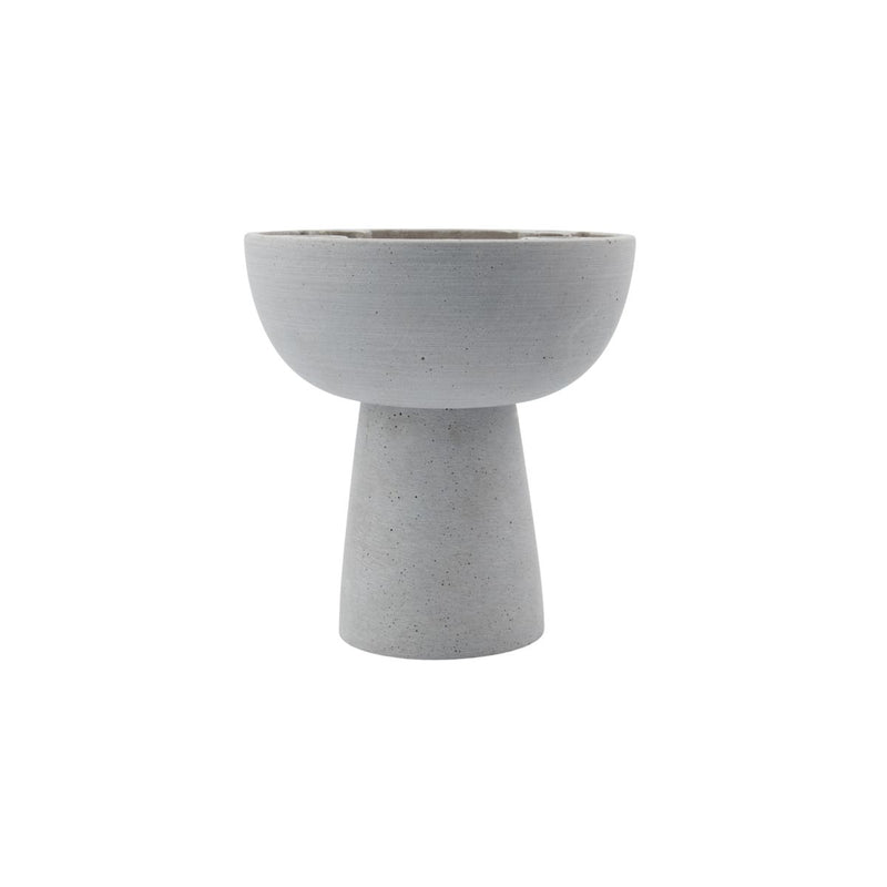 Candle holder, Marb, Grey, 20cm