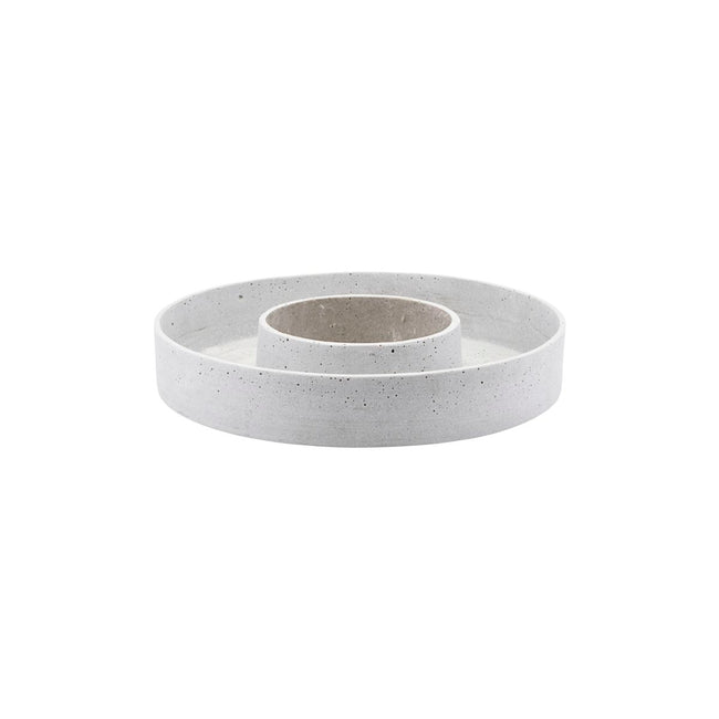 Candle stand, The Ring, Grey, 35cm