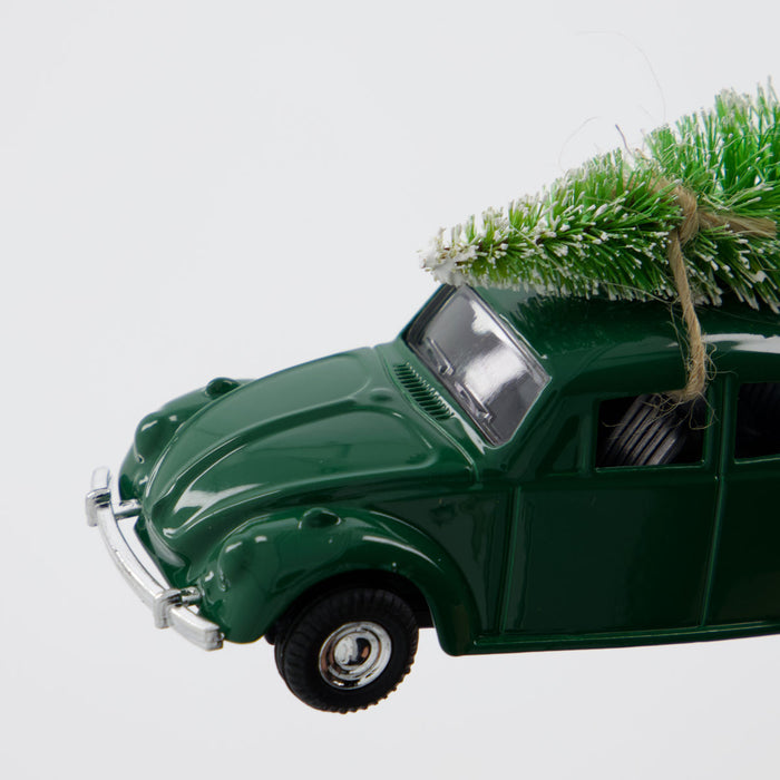 Decoration, MINI Xmas car, Green