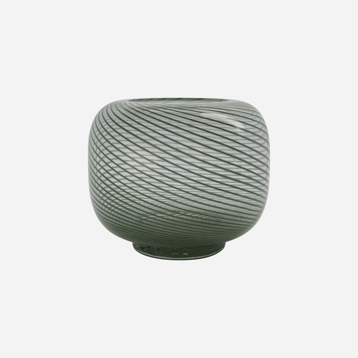 Vase Swirl Green