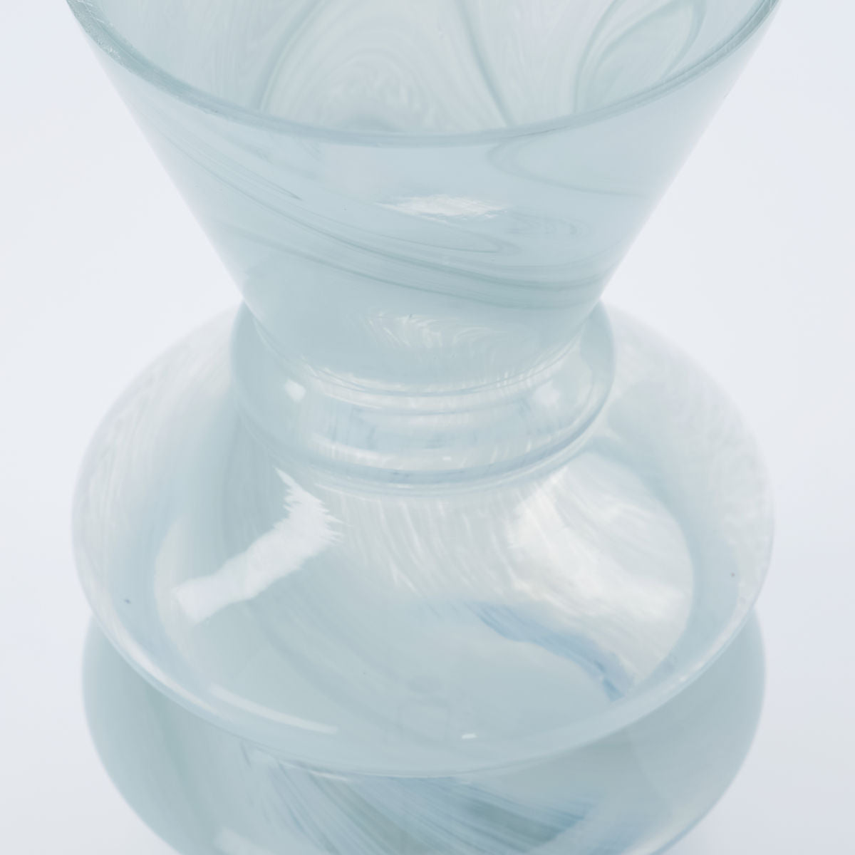 Viel Blue Glass Vase