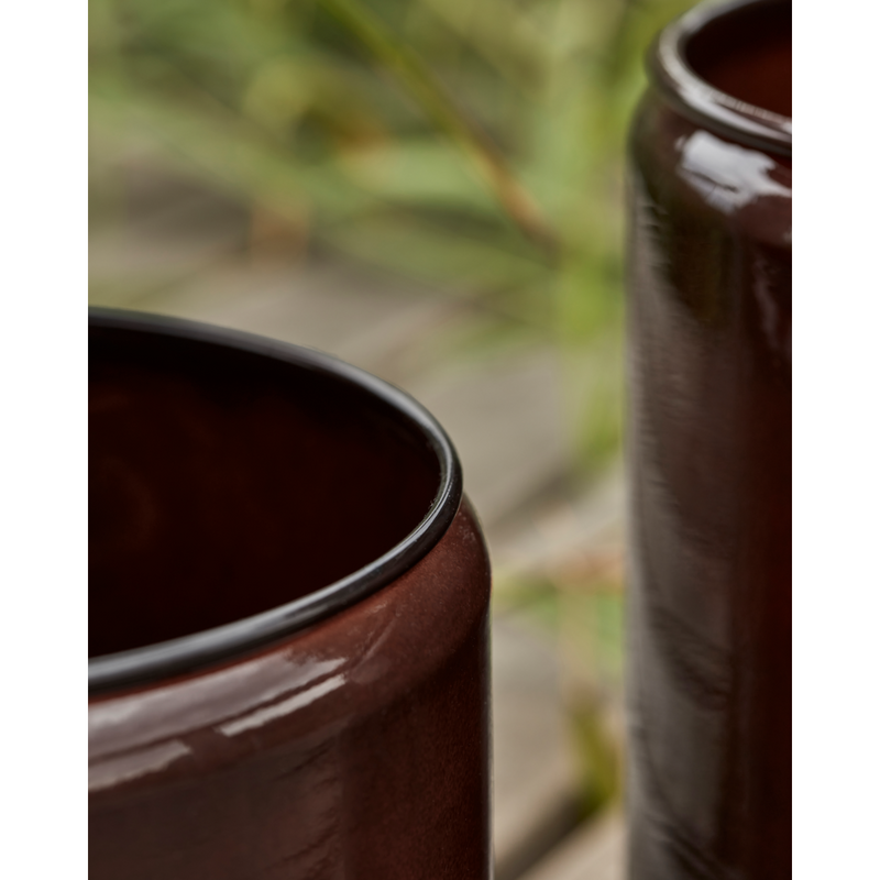 Pile Brown Planters by House Doctor (Set of 2)