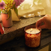 Glass Scented Candle Retro Porch Night