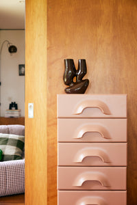 Chest of 7 Drawers, Blush Pink from hkliving