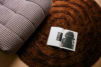 Mahogany Brown Round Woollen Rug, 1.5m Diameter from HKLIVING