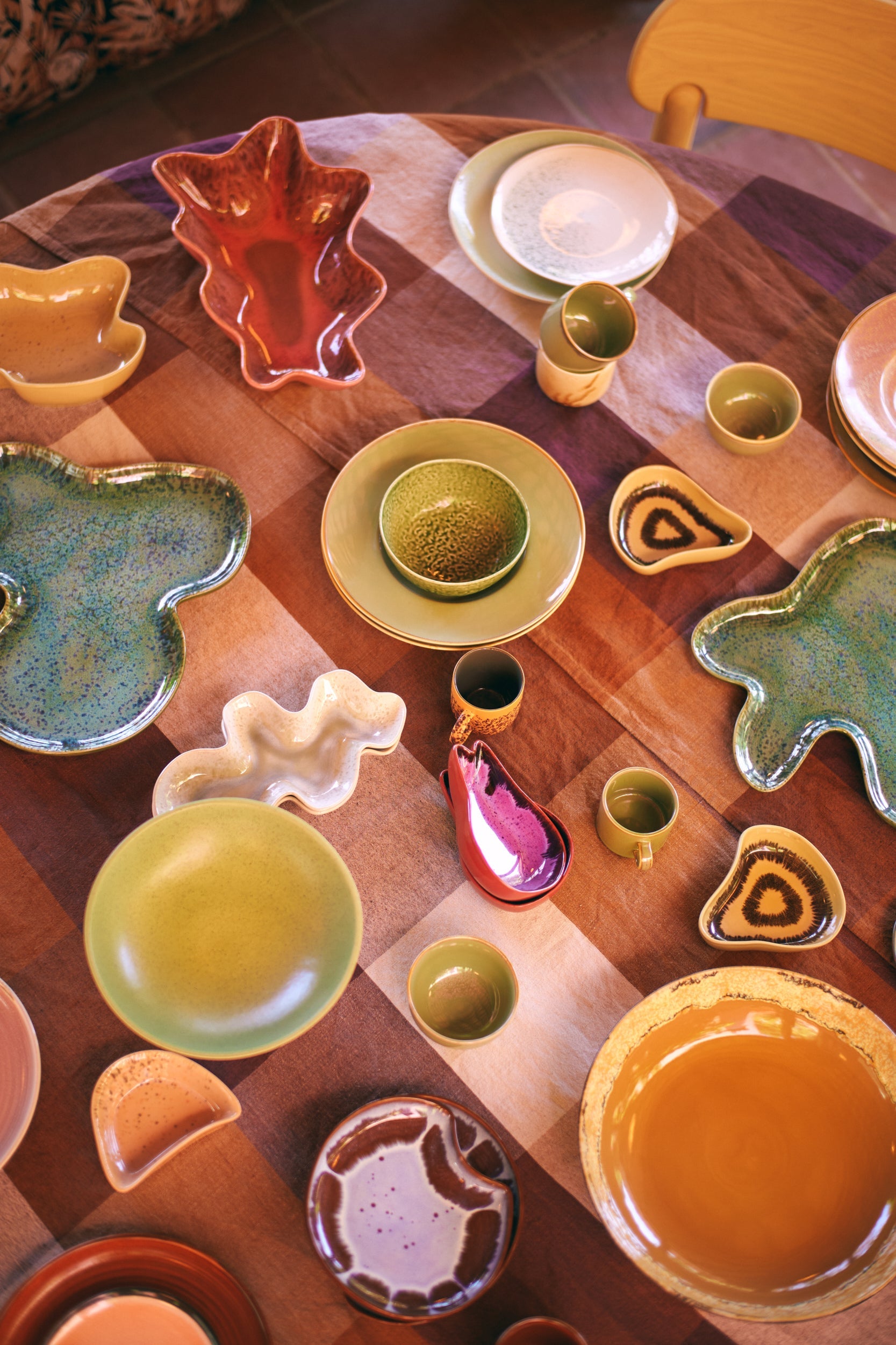 HKLIVING Chef Ceramics Cup and Saucer - Moss Green