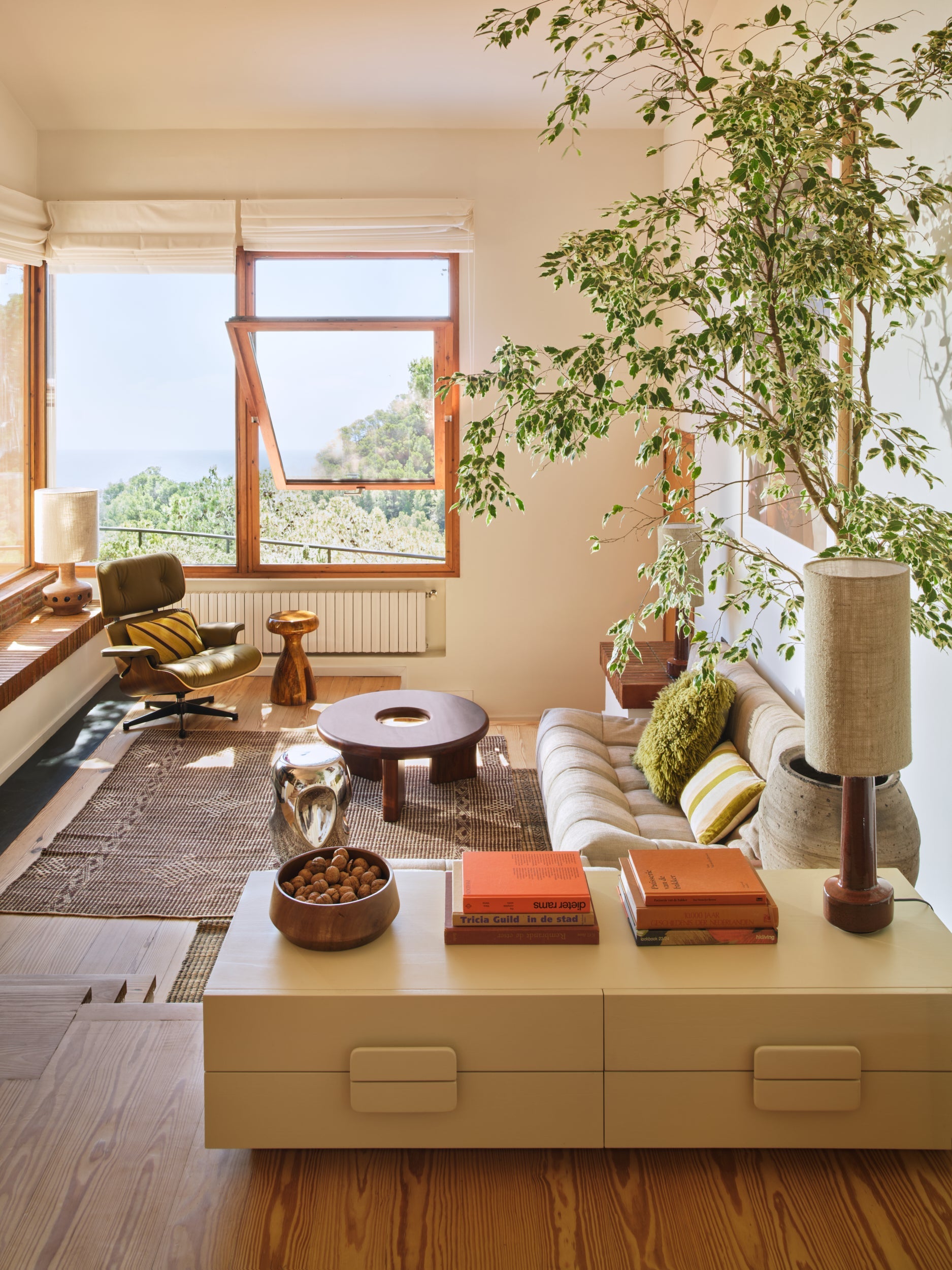 Spacious Lowboard, Sideboard, in Cream from HKLIVING