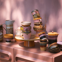 Cappuccino Mugs: HKliving, 70s Collection