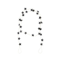 Stars Black Antique Garland