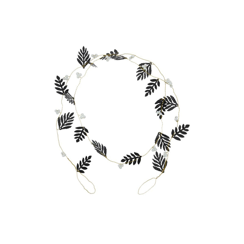 Garland, Leaf, Black