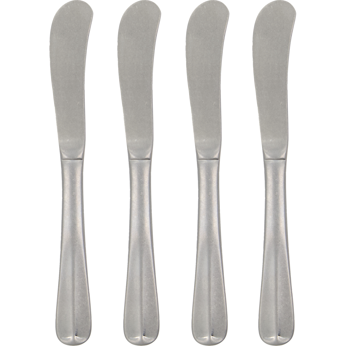 Set of 4 Mora Butter Knives - Modern Stainless Steel by House Doctor