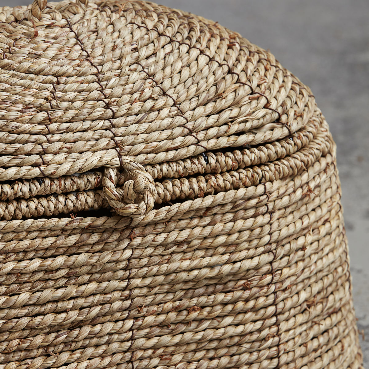 Basket w. Lid Rama Nature