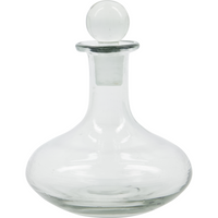 Classic-Shaped Clear Glass Carafe – 330ml by House Doctor