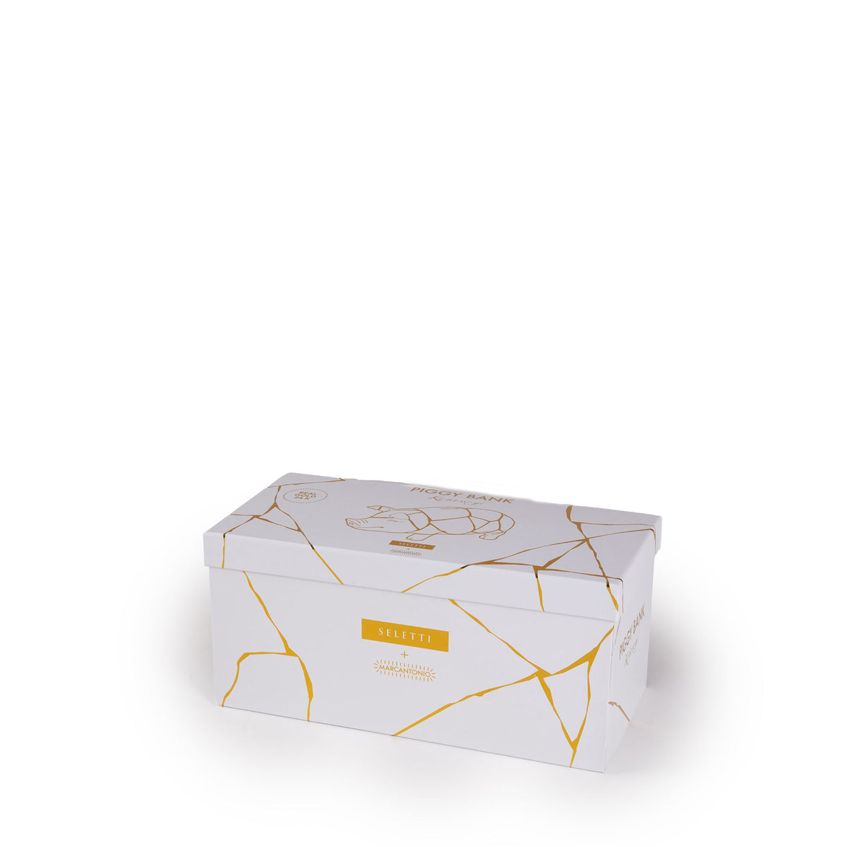 Seletti Kintsugi Piggy Bank by Marcantonio - Golden Cracks of Luck