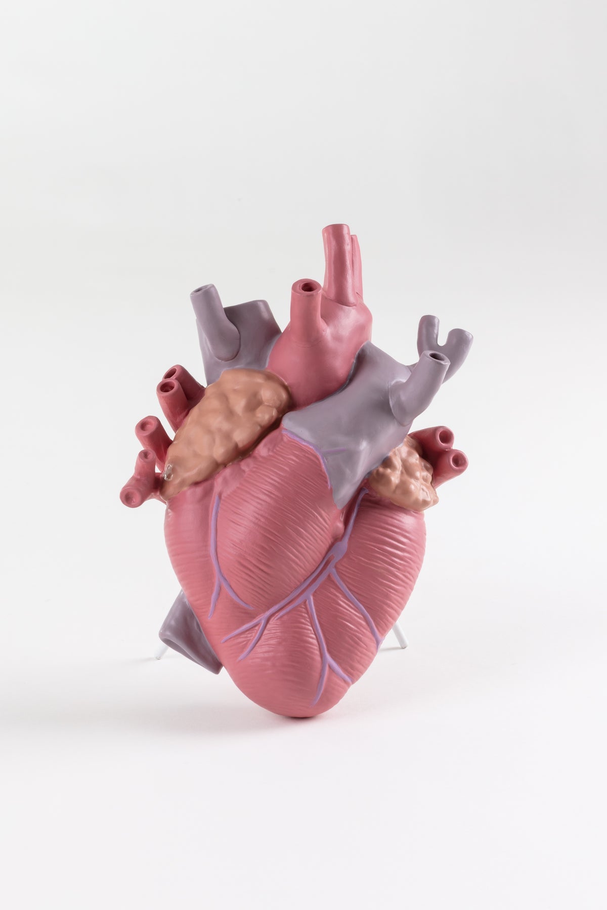 Seletti Love In Bloom Colour Vase - Lifelike Anatomical Heart Vase