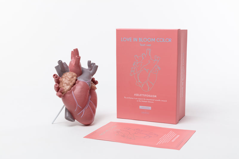 Seletti Love In Bloom Colour Vase – Lifelike Anatomical Heart Vase