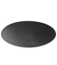 Le Feu Dome Steel Plate in Black, the Ø45 cm round base for the Dome Steel pedestal bioethanol fireplace
