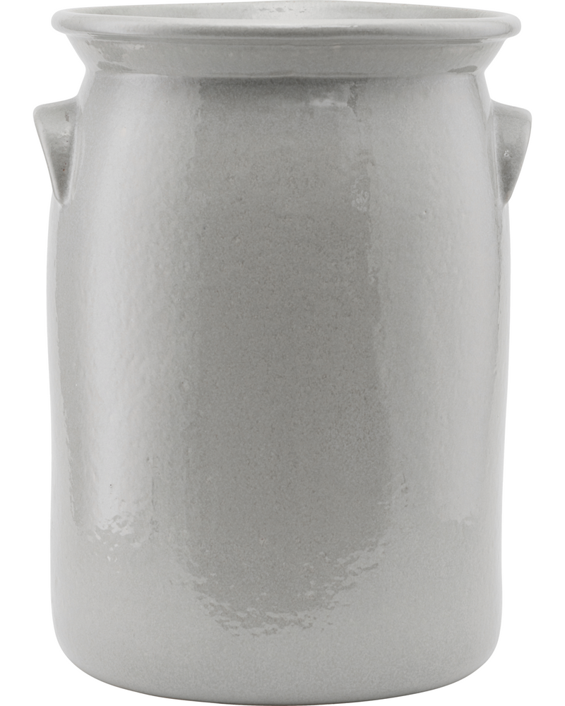 Ceramic Jar, Shellish Grey by Meraki