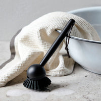 Dish Brush, Natural or Stained Black by Meraki