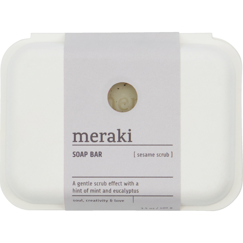 Hand soap, Sesame Scrub, Beige Bar Soap by Meraki