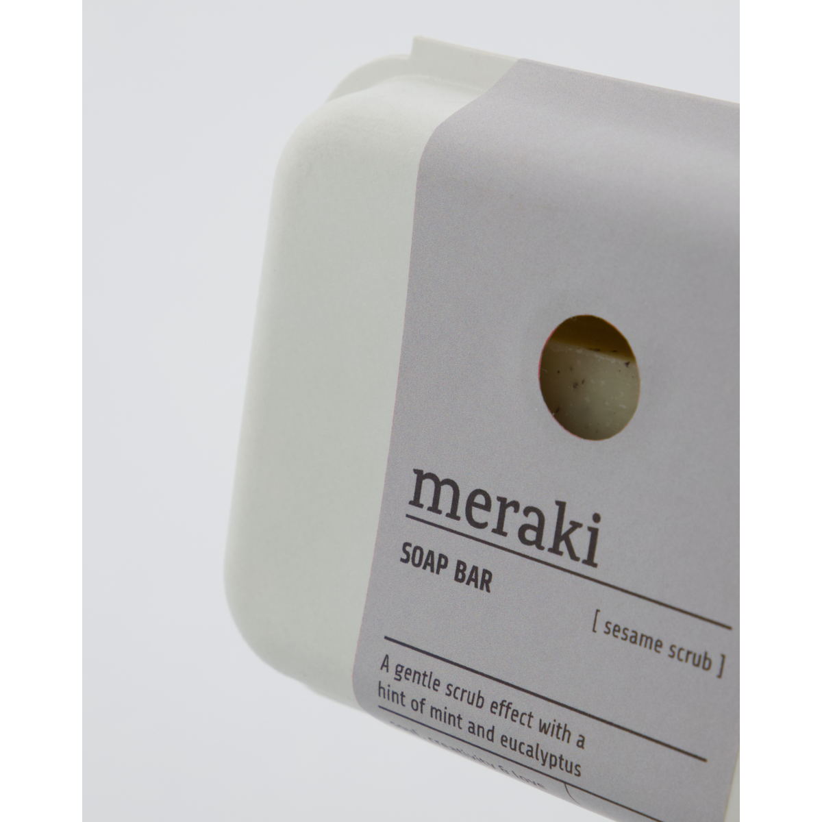 Hand soap, Sesame Scrub, Beige Bar Soap by Meraki