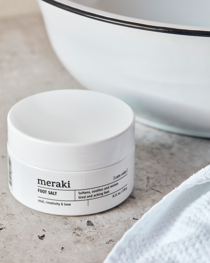 Foot Salt, Calm Cedar Salt Foot Soak by Meraki