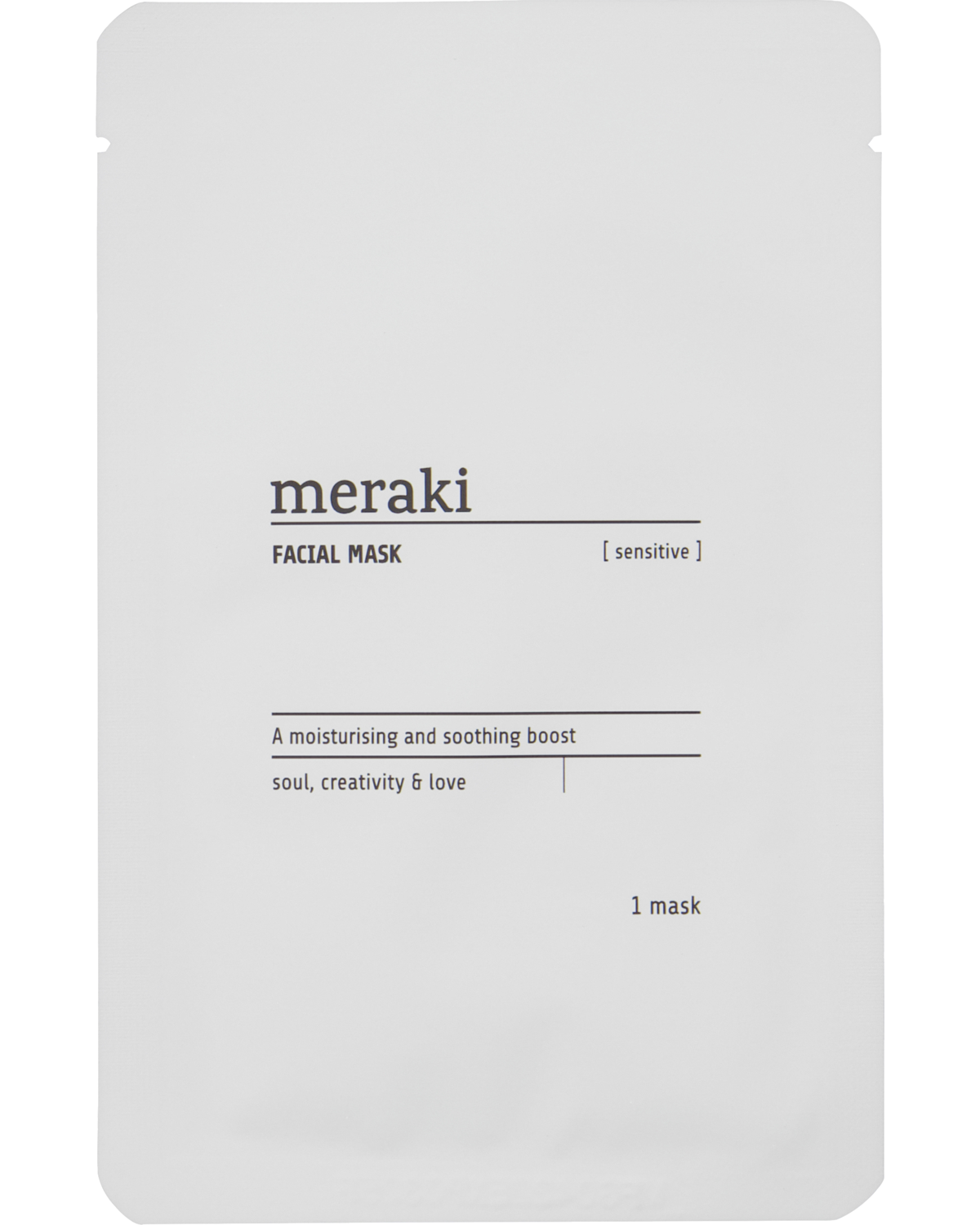 Facial Mask, Sensitive Skin by Meraki