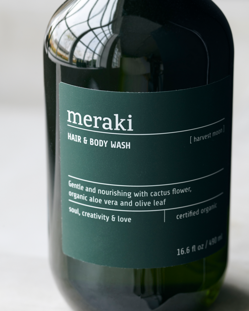 Hair & Body Wash, Harvest Moon bby Meraki, 490ml