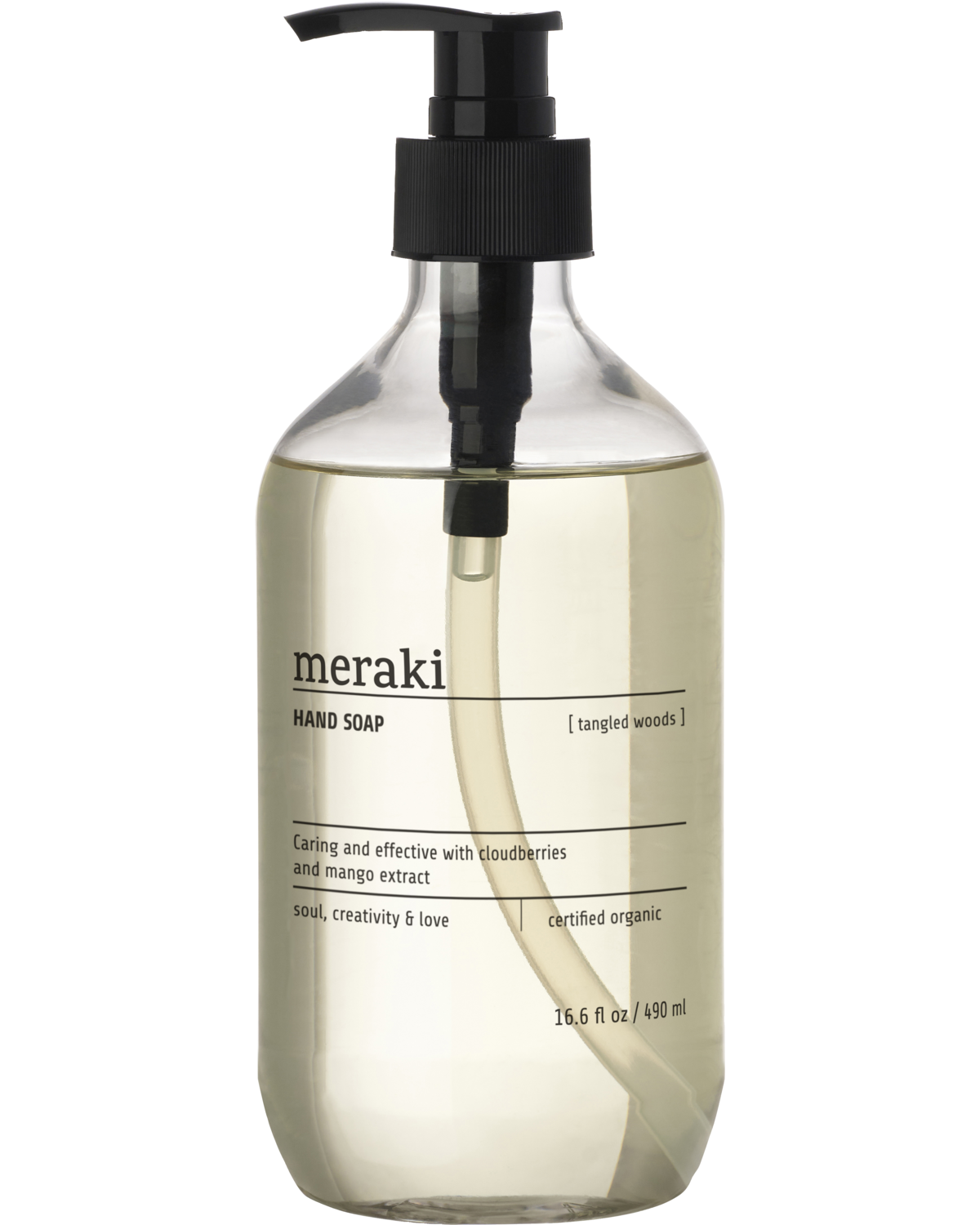 Hand Soap, Tanlged Woods by Meraki, 490ml