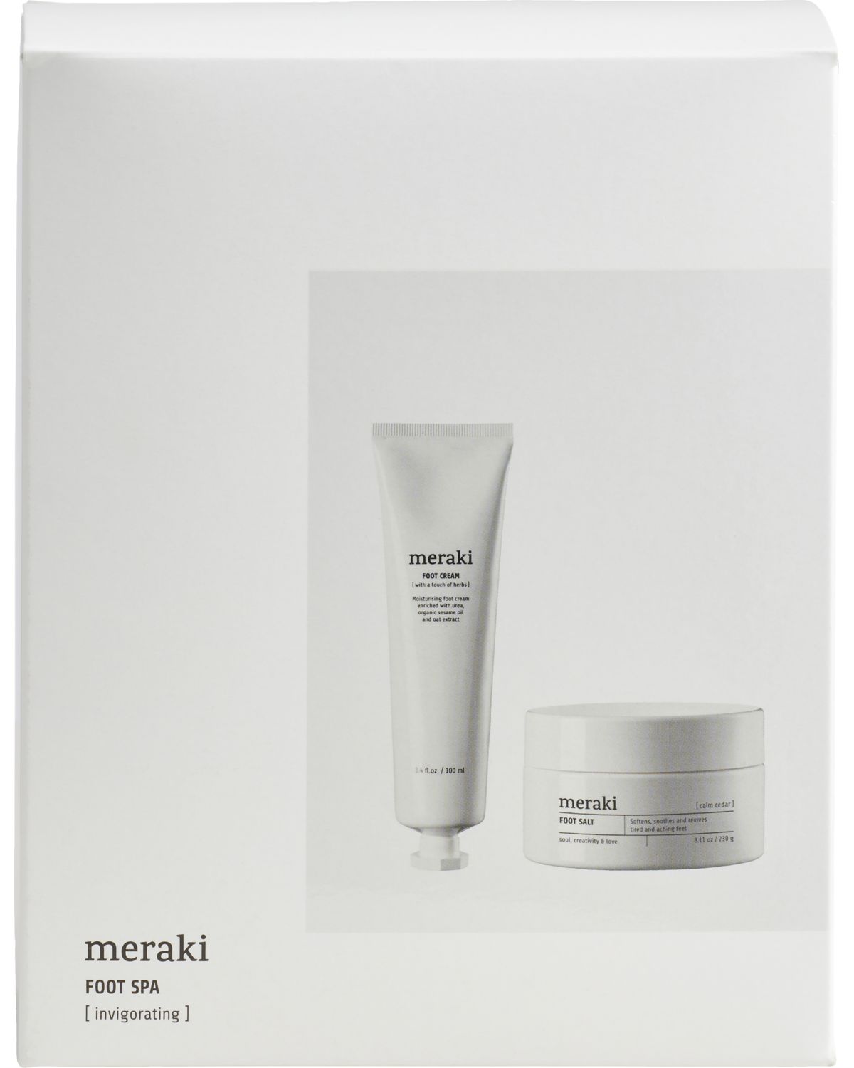 Foot Spa, Gift Box by Meraki, Eucalyptus Mint Lime