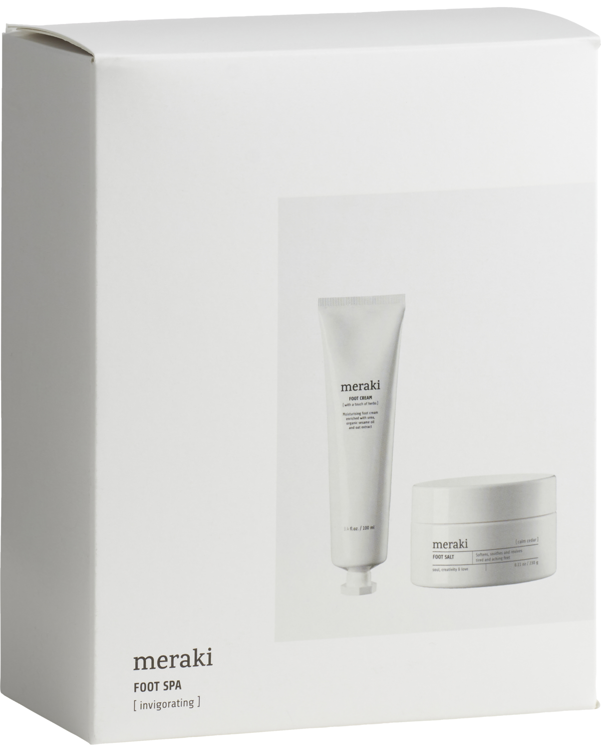 Foot Spa, Gift Box by Meraki, Eucalyptus Mint Lime