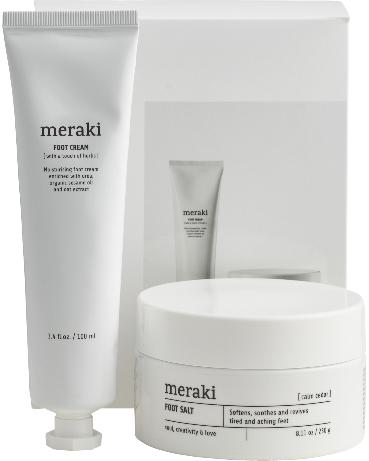 Foot Spa, Gift Box by Meraki, Eucalyptus Mint Lime