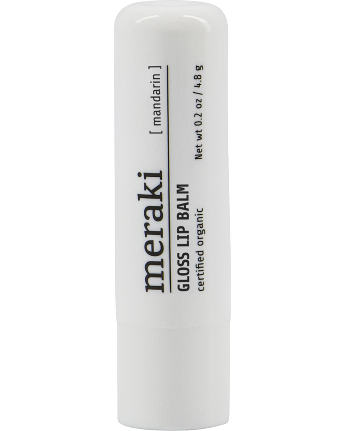 Glossy Lip Balm, Organic Mandarin by Meraki