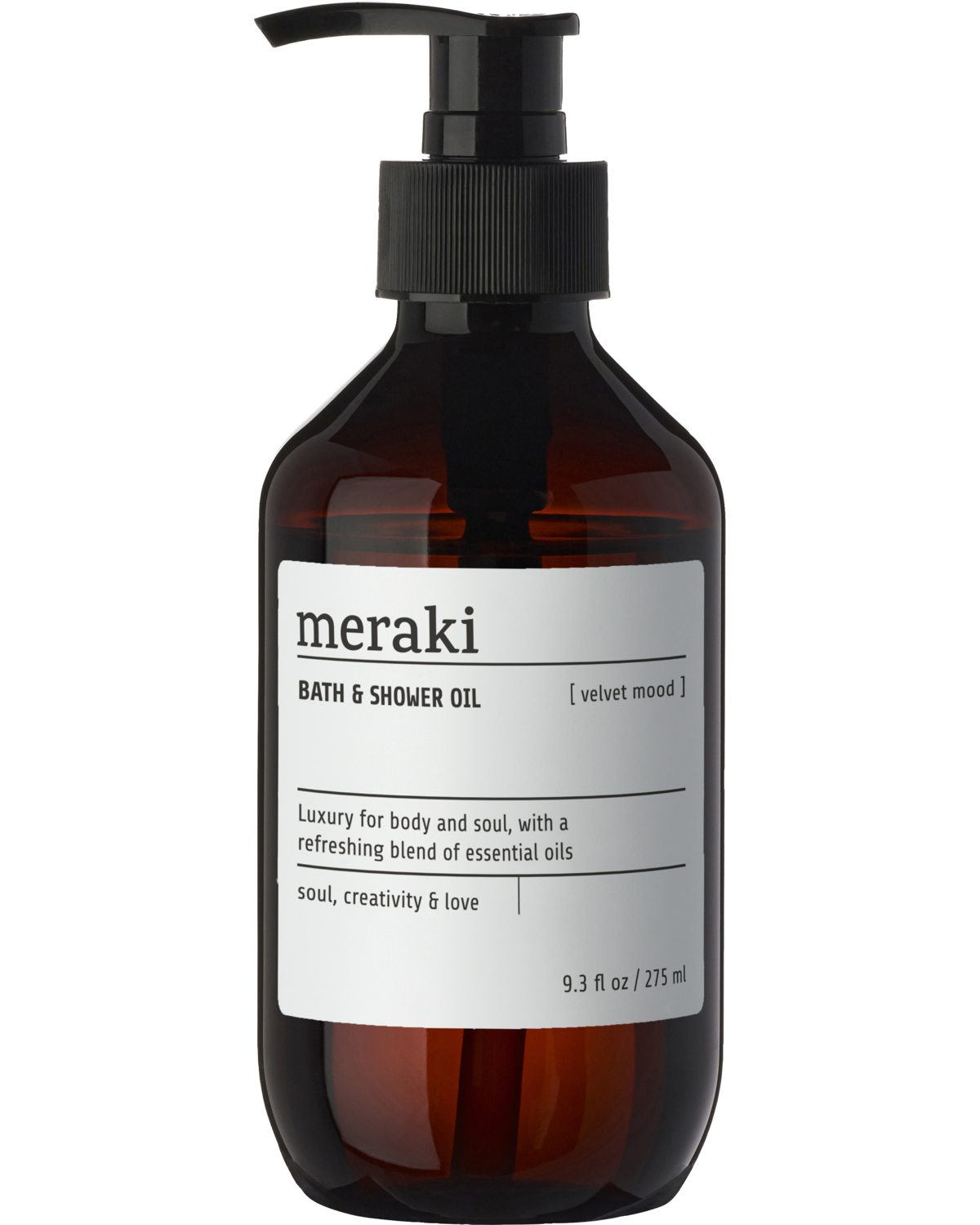 Bath & Shower Oil, Velvet Mood by Meraki