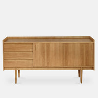 1050 Long Sideboard, Oak Wood, 366 Concept