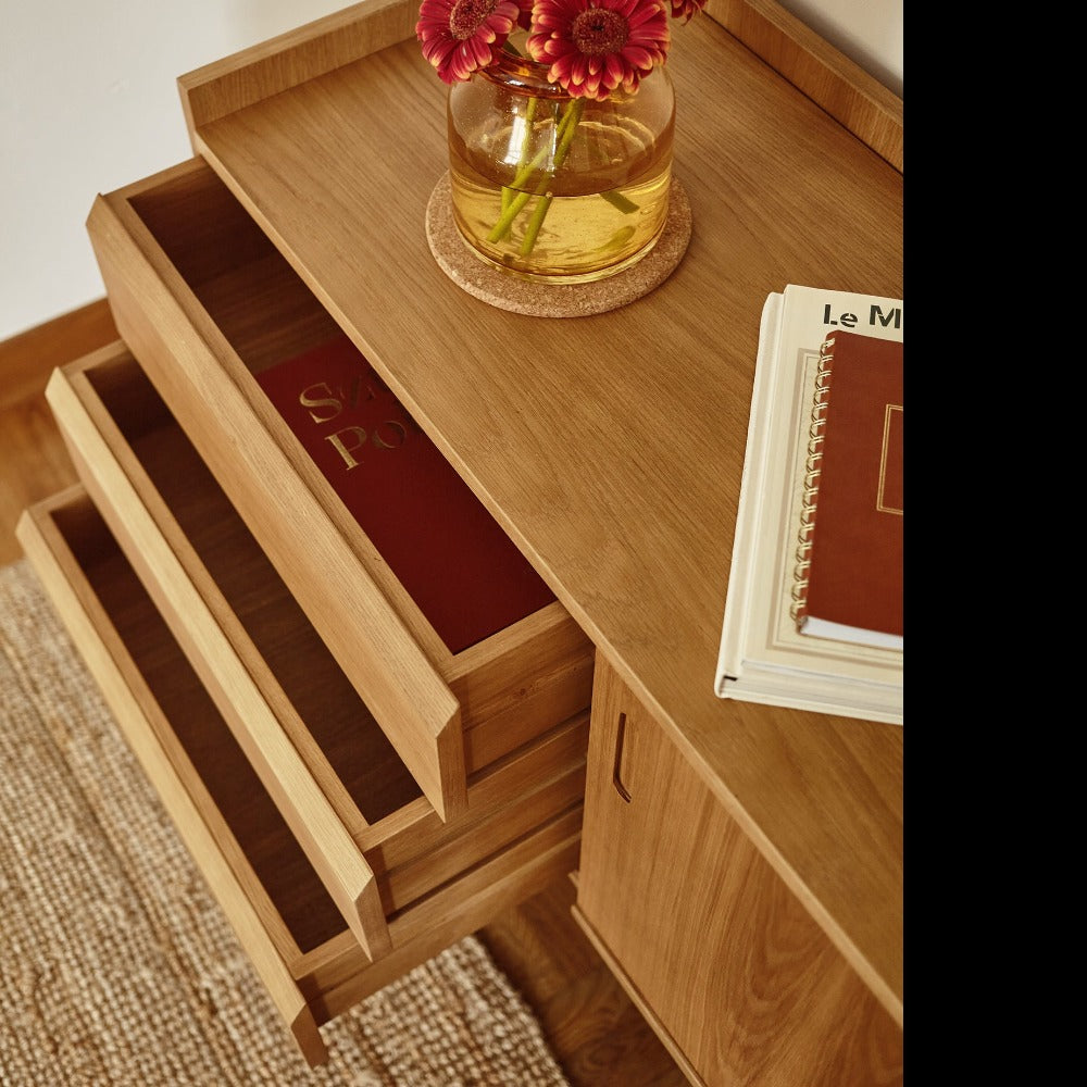 1050 Long Sideboard Oak Wood 366 Concept northhome