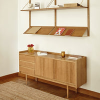 1050 Long Sideboard, Oak Wood, 366 Concept