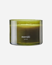 Oudh Leaf, Scented Candle, Large Triple Wick, by Meraki