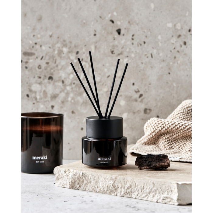 Dark Wood Reed Diffuser - Meraki Home Fragrance